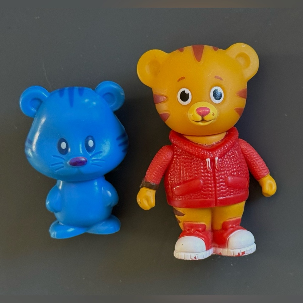 Daniel Tiger & Tigey from Neighborhood Collectible Figurines Toys Cake Toppers